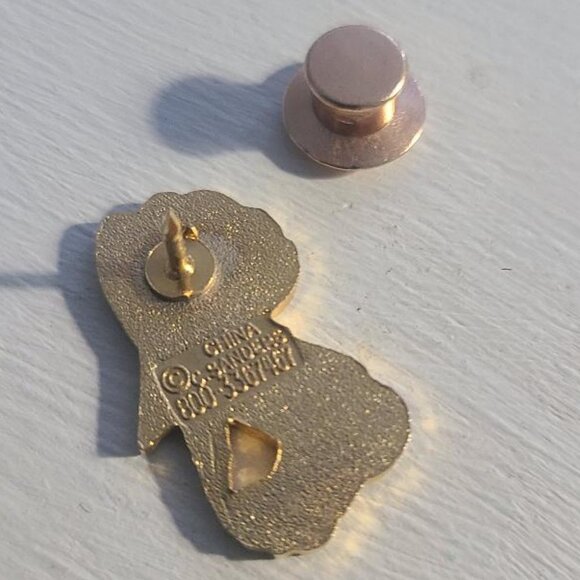 Guardian Holy Angel Vintage Lapel Pin Tie Tack Brooch - Picture 4 of 4